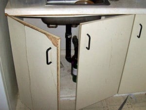 Kitchen cabinet door repair