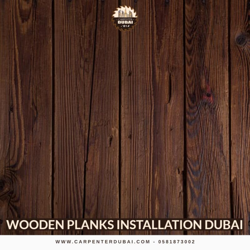 Wooden Planks Installation Dubai