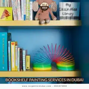 Bookshelf Painting Services in Dubai 