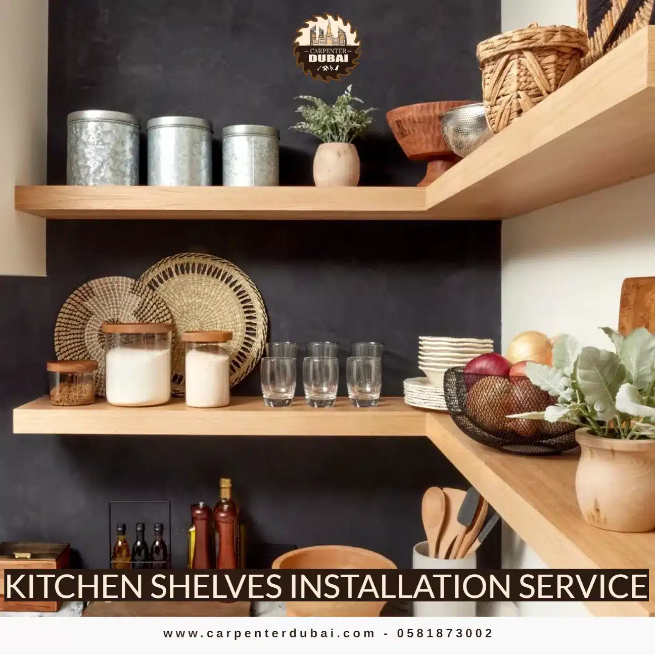 Kitchen Shelves Installation Service