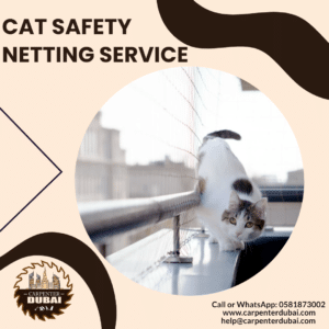 Cat safety netting service in Dubai