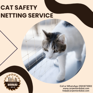 Cat safety netting service in Dubai