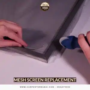 Mesh screen replacement