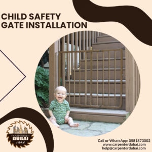 child safety gate installation service in dubai
