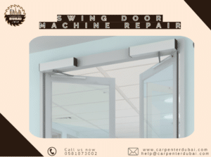 Swing door machine repair