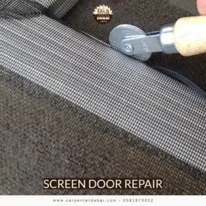 Screen door repair 